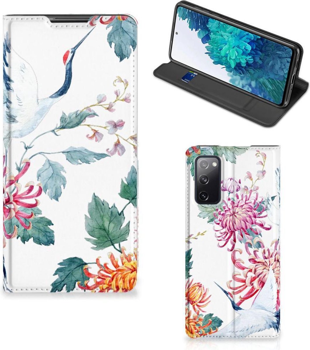Samsung Galaxy S20 FE Hoesje maken Bird Flowers