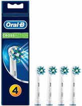 Oral-B Opzetborstels CrossAction Wit 4 stuks