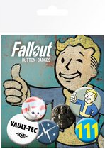 Fallout buttons 6-Pack Mix 1