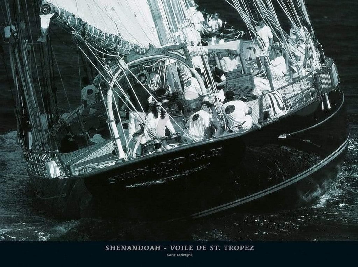 PGM Kunstdruk Carlo Borlenghi - Shenandoah Voile de St, Tropez 80x60cm Divers