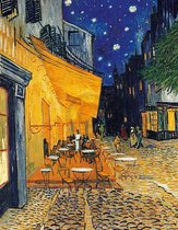 Kunstdruk Vincent Van Gogh - Café-Terrasse am Abend 70x90cm