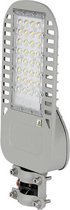 LED Straatlamp Slim - Viron Unato - 50W - Natuurlijk Wit 4000K - Waterdicht IP65 - Mat Grijs - Aluminium - SAMSUNG LEDs - BES LED