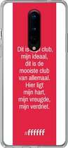 OnePlus 8 Pro Hoesje Transparant TPU Case - AFC Ajax Dit Is Mijn Club #ffffff