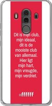 Huawei Mate 10 Pro Hoesje Transparant TPU Case - AFC Ajax Dit Is Mijn Club #ffffff