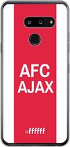 LG G8 ThinQ Hoesje Transparant TPU Case - AFC Ajax - met opdruk #ffffff