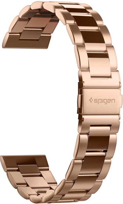 Spigen Modern Fit Steel Watch band voor de Samsung Galaxy Watch 20 mm - RosÃ© Goud - Spigen