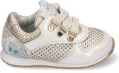 Bunnies JR Rikky Ruig Meisjes Lage Sneakers - Wit/Goud - Leer - Veters