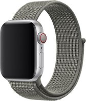 Shop4 - Bandje voor Apple Watch SE 40mm - Nylon Grijs