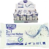 Elina Hygienische doekjes 15 stuks 2in1, 18,5 x 11 cm  voor je handen of gladde oppervlaktes