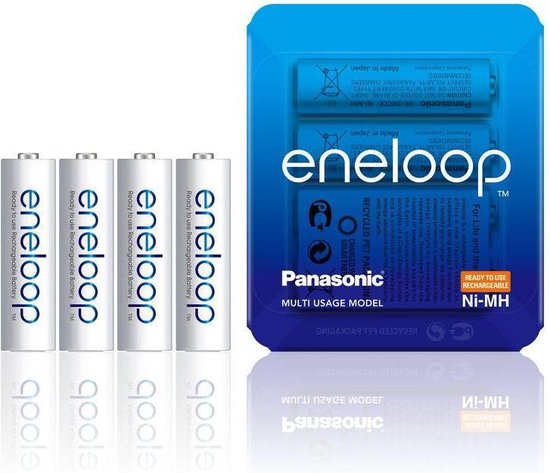 Panasonic eneloop HR06 Storage Oplaadbare AA batterij (penlite) NiMH 1900  mAh 1.2 V 4... | bol.com
