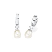 FAVS Dames-Oorringen 925 Zilver 2 Zirkonia One Size 87194655