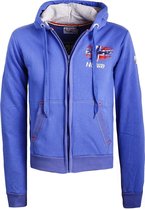 Geographical Norway Vest Met Capuchon Kobalt Gardon - M