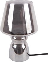 Leitmotiv Classic Glass Tafellamp - Glas - 25x16cm - Zilver
