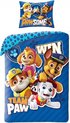 foto van PAW Patrol Dekbedovertrek Win - Eenpersoons - 140  x 200 cm - Katoen