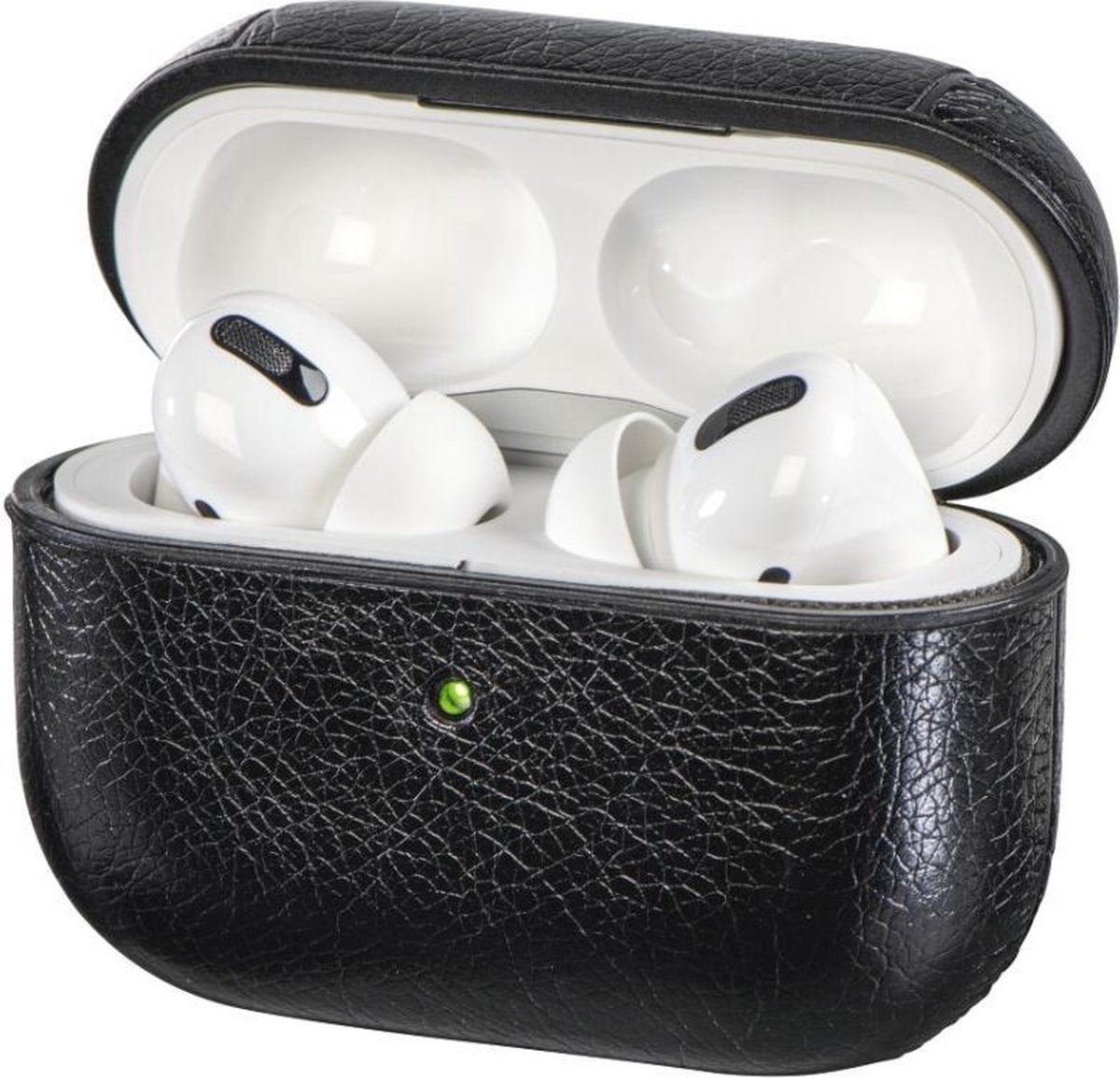 Hama Apple AirPods Pro hoesje - Koptelefooncase - Zwart- Leer