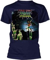 Uriah Heep Heren Tshirt -XL- Demons And Wizards Blauw