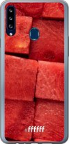 Samsung Galaxy A20s Hoesje Transparant TPU Case - Sweet Melon #ffffff