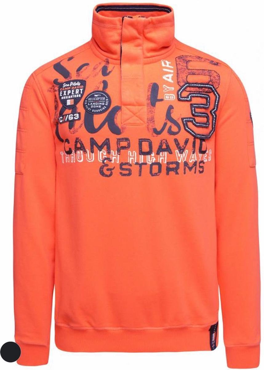 Camp David, Sea Pilot sweatshirt met troyer kraag | bol.com