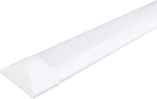LED Batten - LED Balk - Aigi Tynom - 50W - Helder/Koud Wit 6000K - Mat Wit - Kunststof - 150cm