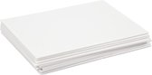 Carton mousse, blanc, A4, 210x297 mm, 3 mm, 10 feuilles, 1 boîte