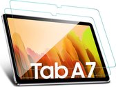 Screenprotector Geschikt voor Samsung Galaxy Tab A7 Screenprotector 2020 10.4inch Tempered Glass - 2 pack