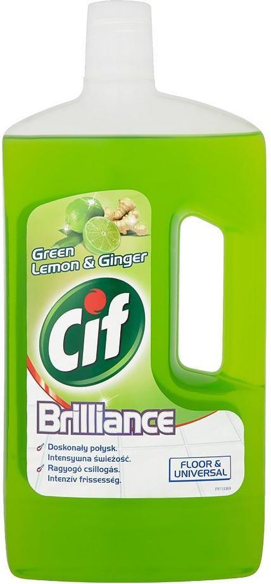Cif Brilliance groene Universele Reiniger - Citroen & gember - 1000 ml