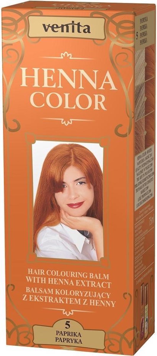 Venita - Henna Color balsam koloryzujący z ekstraktem z henny 5 Papryka 75ml
