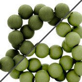 Acryl kralen - 2 kleuren - 8mm - 100 stuks - groen