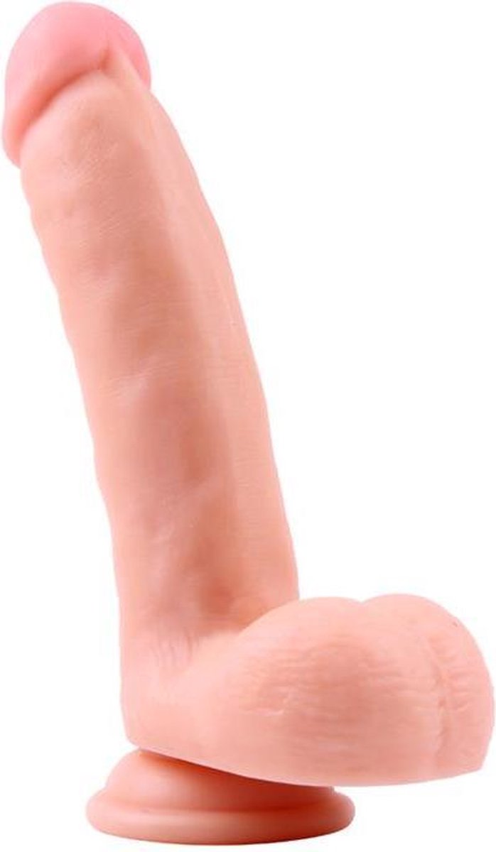 Goedkoopste Dildo met zuignap Matt 20 cm x 4 cm - beige