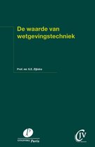Boek cover De waarde van wetgevingstechniek van S.E. Zijlstra