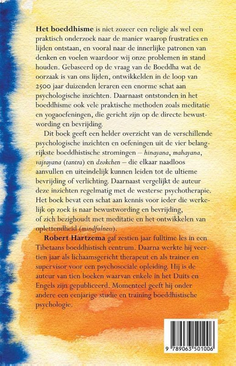 Boeddhistische Psychologie - back cover