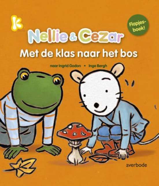 Cover van het boek 'Nellie & Cezar met de klas naar het bos'