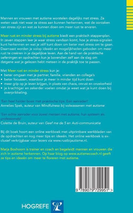 Meer rust en minder stress bij autisme