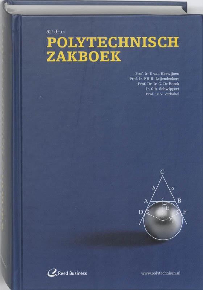 Polytechnisch Zakboek | 9789062287703 | P.H.H. Leijendeckers | Boeken | bol