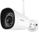 Foscam FI9912P Beveiligingscamera's - Full HD - 2MP - Nachtzicht 20 m - Werkt met Amazon Alexa en Google Assistant - Wit