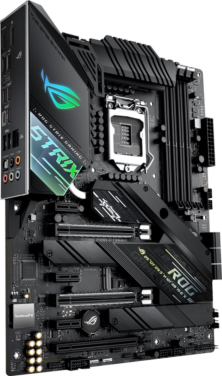ASUS ROG STRIX Z490-F GAMING LGA 1200 ATX Intel Z490 | bol.com