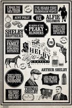 GBeye Peaky Blinders Infographic  Poster - 61x91,5cm