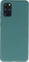 Samsung Galaxy S20 Plus Hoesje Fashion Backcover Telefoonhoesje Donker Groen