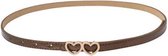 Voodoo Vixen Taille riem Heart Bruin