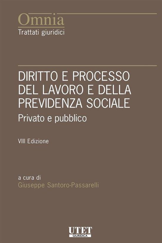 Diritto e processo del lavoro e della previdenza sociale - cover