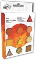 Craft Universe Glitterset Oranje/goud 12-delig
