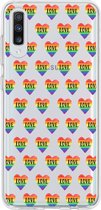 Design Backcover Samsung Galaxy A70 hoesje - Hearts
