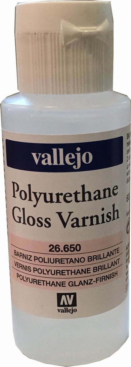  Vallejo Model Color 60 ml Gloss Polyurethane Varnish