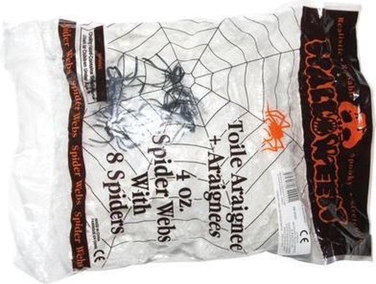 PTIT CLOWN - Set spinnenweb decoratie met spinnen Halloween
