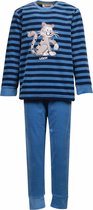Woody pyjama unisex - kat -streep - 202-3-PLC-V/958 - maat 74