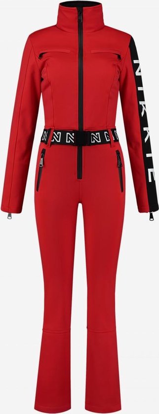 Nikkie Ski Jumpsuit Rough Rood - 38 | bol.com