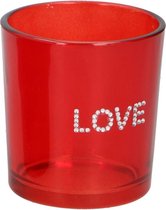 Arti Casa Valentijnskaars In Glas 'love' Rood 9-delig