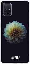 Samsung Galaxy A71 Hoesje Transparant TPU Case - Just a Perfect Flower #ffffff