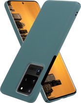 Slim case Samsung Galaxy S20 Ultra - groen met Privacy Glas