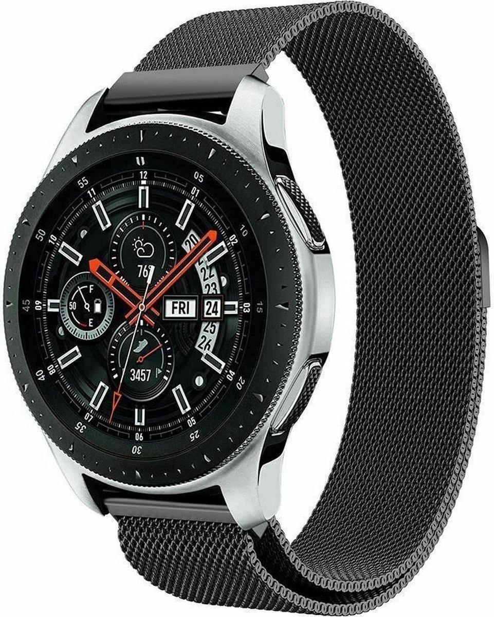 Samsung Galaxy Watch Milanese band zwart 45mm / 46mm